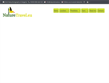 Tablet Screenshot of naturetravel.eu